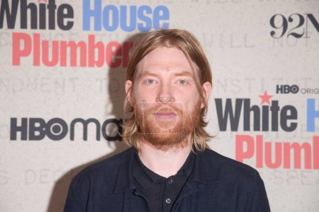 Photo for HBO's White House Plumbers New York Premiere. April 17, 2023, New York, New York, USA: Domhnall Gleeson attends HBO's White House Plumbers New York Premiere at 92nd Street Y on April 17, 2023 in New York City. - Royalty Free Image
