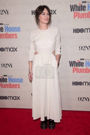 Photo for HBO's White House Plumbers New York Premiere. April 17, 2023, New York, New York, USA: Lena Headey attends HBO's White House Plumbers New York Premiere at 92nd Street Y on April 17, 2023 in New York City. - Royalty Free Image