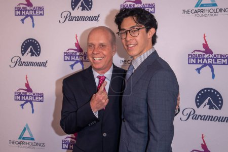 Photo for Figure Skating in Harlem's 26th Annual Celebrating Excellence Sisterhood Gala. April 24, 2023, New York, New York, USA: Scott Hamilton and Nathan Chen - Royalty Free Image