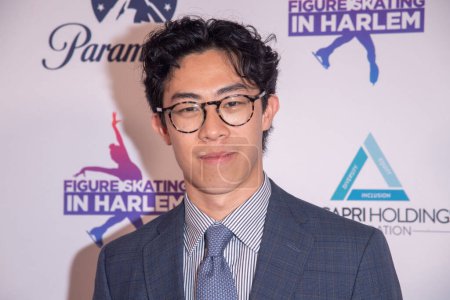 Photo for Figure Skating in Harlem's 26th Annual Celebrating Excellence Sisterhood Gala. April 24, 2023, New York, New York, USA: Nathan Chen attends Figure Skating - Royalty Free Image