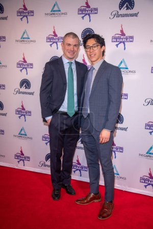 Photo for Figure Skating in Harlem's 26th Annual Celebrating Excellence Sisterhood Gala. April 24, 2023, New York, New York, USA: Timothy Goebel and Nathan Chen - Royalty Free Image