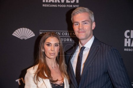 Photo for City Harvest Presents The 40th Anniversary Gala: House Of Harvest. April 25, 2023, New York, New York, USA: Emilia Bechrakis and Ryan Serhant attend as City Harvest Presents The 40th Anniversary Gala: House Of Harvest at Cipriani 42nd Street - Royalty Free Image