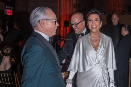 Photo for Accessories Council 27th Annual ACE Awards. May 03, 2023, New York, New York, USA: Tommy Hilfiger and Kris Jenner attend the Accessories Council 27th Annual ACE Awards at Cipriani 42nd Street on May 03, 2023 in New York City. - Royalty Free Image