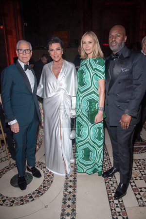 Photo for Accessories Council 27th Annual ACE Awards. May 03, 2023, New York, New York, USA: (L-R) Tommy Hilfiger, Kris Jenner, Dee Ocleppo and Corey Gamble attend the Accessories Council 27th Annual ACE Awards at Cipriani 42nd Street on May 03, 2023 - Royalty Free Image