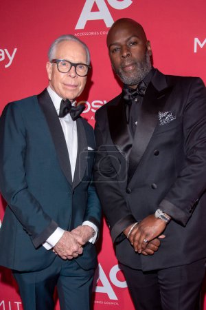 Photo for Accessories Council 27th Annual ACE Awards. May 03, 2023, New York, New York, USA: Tommy Hilfiger and Corey Gamble attend the Accessories Council 27th Annual ACE Awards at Cipriani 42nd Street on May 03, 2023 in New York City. - Royalty Free Image