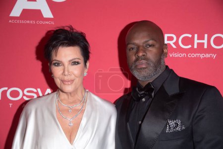 Photo for Accessories Council 27th Annual ACE Awards. May 03, 2023, New York, New York, USA: Kris Jenner and Corey Gamble attend the Accessories Council 27th Annual ACE Awards at Cipriani 42nd Street on May 03, 2023 in New York City. - Royalty Free Image