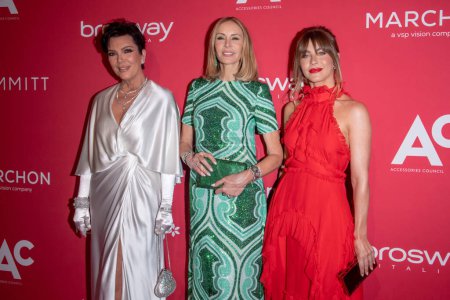 Photo for Accessories Council 27th Annual ACE Awards. May 03, 2023, New York, New York, USA: (L-R) Kris Jenner, Dee Ocleppo and Julianne Hough attend the Accessories Council 27th Annual ACE Awards at Cipriani 42nd Street on May 03, 2023 in New York City. - Royalty Free Image