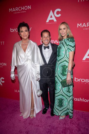 Photo for Accessories Council 27th Annual ACE Awards. May 03, 2023, New York, New York, USA: (L-R) Kris Jenner, Jamie Salter and Dee Ocleppo attend the Accessories Council 27th Annual ACE Awards at Cipriani 42nd Street on May 03, 2023 in New York City. - Royalty Free Image