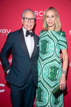 Photo for Accessories Council 27th Annual ACE Awards. May 03, 2023, New York, New York, USA: Tommy Hilfiger and Dee Ocleppo attend the Accessories Council 27th Annual ACE Awards at Cipriani 42nd Street on May 03, 2023 in New York City. - Royalty Free Image