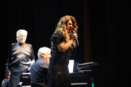 Photo for Show of Maestro Joao Carlos Martins and Elba Ramalho. May 05, 2023, Sao Paulo, Brazil - Royalty Free Image