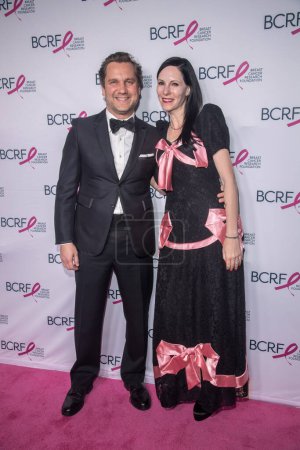 Photo for Breast Cancer Research Foundation Hot Pink Party. May 09, 2023, New York, New York, USA: Harry Kargman and Jill Kargman attend the Breast Cancer Research Foundation Hot Pink Party at The Glasshouse on May 09, 2023 in New York City. - Royalty Free Image