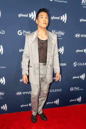 Photo for 34th Annual GLAAD Media Awards. May 13, 2023, New York, New York, USA: Joel Kim Booster attends the 2023 GLAAD Media Awards at New York Hilton Midtown on May 13, 2023 in New York City. - Royalty Free Image