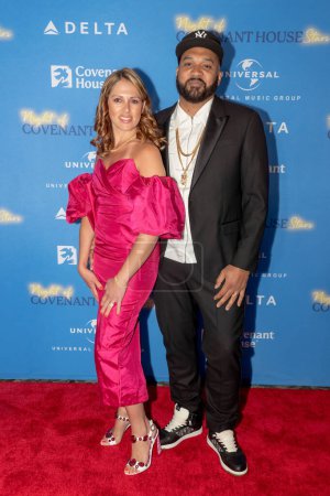 Photo for 2023 Night Of Covenant House Stars Gala. May 22, 2023, New York, New York, USA: Heather Martinez and Joel Martinez aka The Kid Mero attend the 2023 Night of Covenant House Stars Gala at The Jacob K. Javits Convention Center on May 22, 2023 - Royalty Free Image