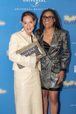 Photo for 2023 Night Of Covenant House Stars Gala. May 22, 2023, New York, New York, USA: Andrea Collins and Ariana DeBose attend the 2023 Night of Covenant House Stars Gala at The Jacob K. Javits Convention Center on May 22, 2023 in New York City. - Royalty Free Image