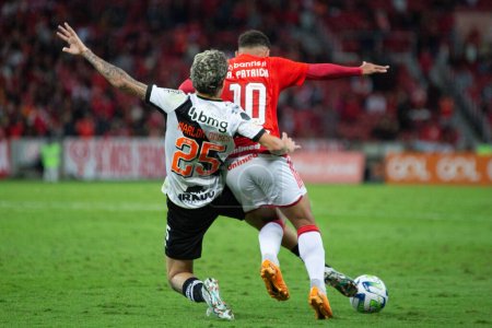 Photo for PORTO ALEGRE (RS), Brazil 06/11/2023 - Match between Inter and Vasco, valid for the tenth round of the Brasileirao, held at Estadio Beira-Rio, in the south zone of Porto Alegre, this afternoon Sunday, June 11, 2023 - Royalty Free Image