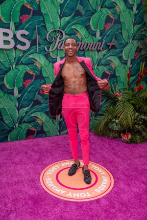 Photo for The 76th Annual Tony Awards. June 11, 2023, New York, New York, USA: Myles Frost attends The 76th Annual Tony Awards at United Palace Theater on June 11, 2023 in New York City. - Royalty Free Image