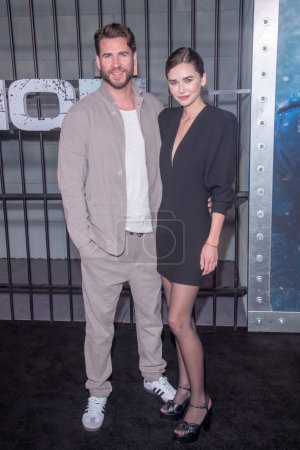 Photo for Netflix's Extraction 2 New York Premiere. June 12, 2023, New York, New York, USA: Liam Hemsworth and Gabrielle Brooks attends the Netflix's Extraction 2 New York premiere at Jazz at Lincoln Center on June 12, 2023 - Royalty Free Image