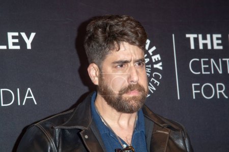 Photo for Discussion on Combating Antisemitism at The Paley Center for Media. June 15, 2023, New York, New York, USA: Actor Adam Goldberg attends "Media's Role In Combating Antisemitism: Jewish Representation On Television" - Royalty Free Image