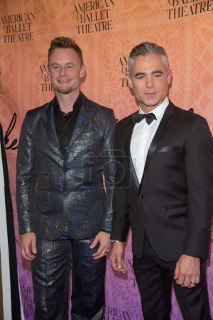 Photo for 2023 American Ballet Theater's June Gala and New York Premier of 'Like Water for Chocolate'. June 22, 2023, New York, New York, USA: Christopher Wheeldon and Ross Rayburn attend the 2023 American Ballet Theater's June Gala and New York Premier - Royalty Free Image