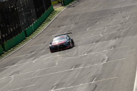 Photo for Sao Paulo (SP), 07/08/2023 - Stock Car/Treino//SP - View of the qualifying practices for the Stock Car Pro Series held this Saturday at the Interlagos circuit, south of Sao Paulo. Poly position was conquered by Argentine driver Matias Rossi - Royalty Free Image