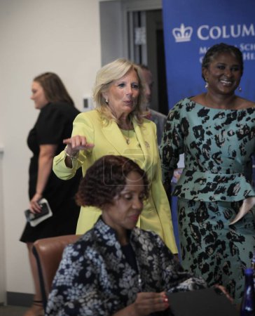 Téléchargez les photos : (NOUVEAU) La Première dame américaine Jill Biden se joint aux Premières dames africaines à la toute première Global First Ladies Academy de la Columbia University Mailman School of Public Health. 12 juillet 2023, New York, États-Unis - en image libre de droit