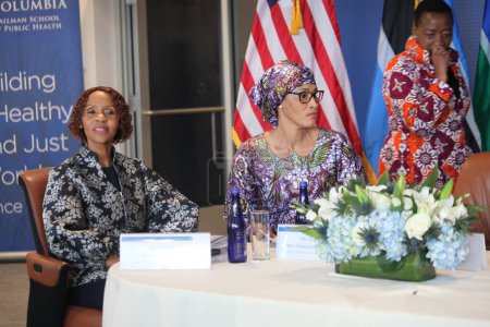 Foto de (NEW) Primeras Damas Africanas en la Academia Inaugural Global de Primeras Damas en la Escuela de Salud Pública Mailman de la Universidad de Columbia. 12 de julio de 2023, Nueva York, EE.UU. - Imagen libre de derechos