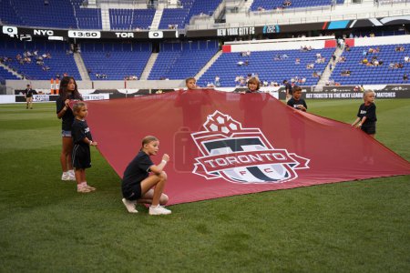 Photo for LEAGUES CUP 2023 NYCFC vs. TORONTO FC. July 26, 2023, Red Bull Arena Harrison, New Jersey. USA:"NYCFC Dominates Toronto FC with a 5-0 Victory at Red Bull Arena A One-Sided Thriller as Toronto Fails to Find the Net. - Royalty Free Image