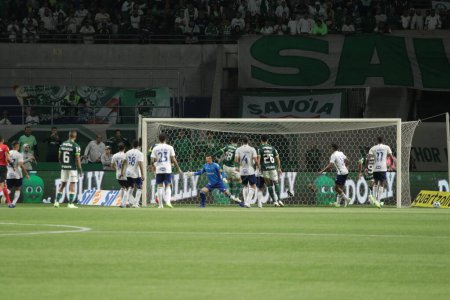 Photo for Sao Paulo (SP), Brazil 08/14/2023 - Match between Palmeiras and Cruzeiro, valid for the 19th round of the 2023 Brazilian Football Championship, held at Allianz Parque, in the west zone of Sao Paulo - Royalty Free Image