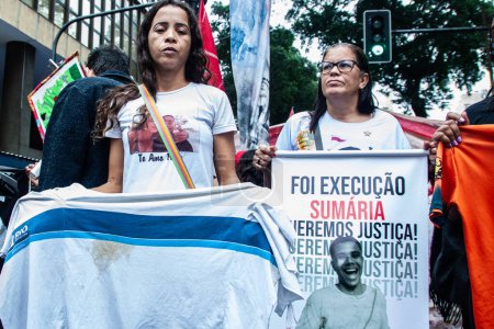 Téléchargez les photos : Rio de Janeiro (RJ) 07 / 09 / 2023 - Cry of the Excluded dans la vingt-neuvième édition, occupe les rues du centre de Rio de Janeiro ce jeudi (7) - en image libre de droit