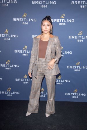 Photo for Breitling x Charlize Theron Navitimer For The Journey Launch. September 6, 2023, New York, New York, USA: Chloe Kim attends the Breitling x Charlize Theron Navitimer For The Journey Launch on September 06, 2023 - Royalty Free Image