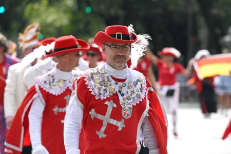 Foto de 16 de septiembre de 2023 - Nueva York, Estados Unidos: El Desfile Alemán-Americano del Día de Steuben se está convirtiendo en uno de los desfiles y festivales más grandes de la Quinta Avenida en la ciudad de Nueva York. - Imagen libre de derechos