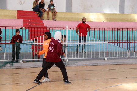 Foto de Torneo Palestino de Béisbol Femenino 5 en preparación para la Copa Mundial de Béisbol Femenino 2023 en Indonesia el próximo noviembre. 24 de septiembre de 2023 Gaza, Palestina: Federación Palestina de Béisbol y Softbol - Imagen libre de derechos