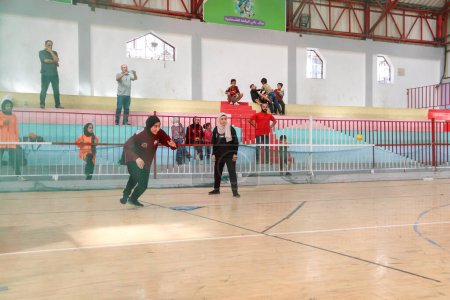 Foto de Torneo Palestino de Béisbol Femenino 5 en preparación para la Copa Mundial de Béisbol Femenino 2023 en Indonesia el próximo noviembre. 24 de septiembre de 2023 Gaza, Palestina: Federación Palestina de Béisbol y Softbol - Imagen libre de derechos