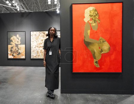 Photo for Highlights of The New York Armory Show 2023. September 10, 2023, New York, USA: Since 1994, The Armory Show, one of New York's biggest Art fairs, has continued to emerge as one to be reckoned with. - Royalty Free Image