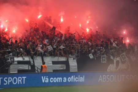 Foto de Sao Paulo (SP), 26 / 09 / 2023 - América vs Corinthians match at Quimca Arena, in the east zone of Sao Paulo, this Tuesday, September 26, 2023 - Imagen libre de derechos