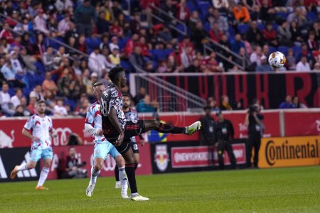 Photo for (SPO) 2023 MLS Regular Season NY Red Bulls vs. Chicago Fire FC. September 30, 2023, Harrison, New Jersey, USA: In today's soccer match at Red Bull Arena in New Jersey between the NY Red Bulls and Chicago Fire FC, the visitors, Chicago Fire FC, secure - Royalty Free Image