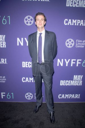 Photo for 61st New York Film Festival - May December in NYC, USA - 29 Sept 2023 Grant S. Johnson attends the red carpet for May December during the 61st New York Film Festival at Alice Tully Hall, Lincoln Center in New York City. - Royalty Free Image