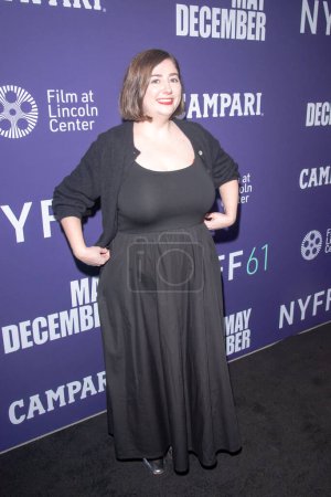 Photo for 61st New York Film Festival - May December in NYC, USA - 29 Sept, 2023: Samy Burch attends the red carpet for May December during the 61st New York Film Festival at Alice Tully Hall, Lincoln Center in New York City. - Royalty Free Image