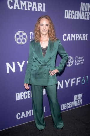 Photo for 61st New York Film Festival - May December in NYC, USA - 29 Sept, 2023: Jessica Elbaum attends the red carpet for May December during the 61st New York Film Festival at Alice Tully Hall, Lincoln Center in New York City - Royalty Free Image