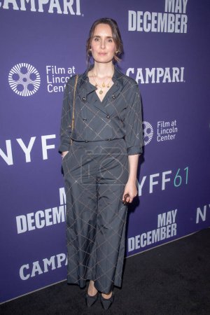 Photo for 61st New York Film Festival - May December in NYC, USA - 29 Sept, 2023: Sophie Mas attends the red carpet for May December during the 61st New York Film Festival at Alice Tully Hall, Lincoln Center in New York City. - Royalty Free Image
