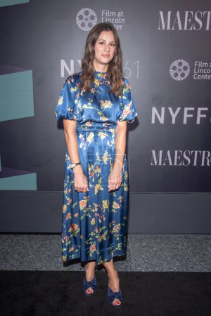 Photo for 61st New York Film Festival - October 2, 2023, New York, USA: Shayna Markowitz attends the red carpet during the 61st New York Film Festival at David Geffen Hall. - Royalty Free Image