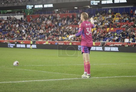 Photo for September 30, 2023 - Harrison New Jersey, USA: Goal Keeper Brady (Chicago) during soccer match between New York Red Bulls and Chicago Fire at Red Bulls Arena, Harrison, New Jersey. - Royalty Free Image