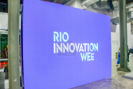 Photo for Rio de Janeiro (RJ), 10/06/2023 - RIW/RJ - RIW, Rio Innovation Week, takes place this week at Pier Maua in the center of Rio de Janeiro, with numerous environmental and diverse technological innovations. - Royalty Free Image