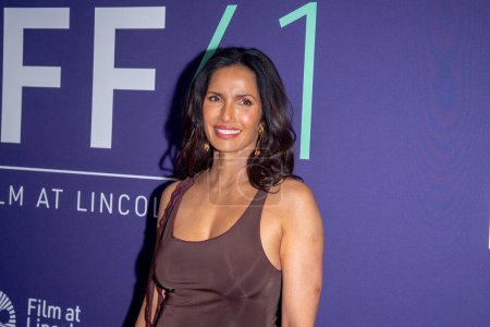 Photo for 61st New York Film Festival - Priscilla. October 06, 2023, New York, New York, USA: Padma Lakshmi attends the red carpet for Priscilla during the 61st New York Film Festival at Alice Tully Hall, Lincoln Center - Royalty Free Image