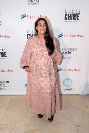 Photo for Equality Now Hosts Make Equality Reality Gala. October 11, 2023, New York, New York, USA: Maysoon Zayid attends Equality Now Hosts Make Equality Reality Gala at Guastavino's on October 11, 2023 in New York City. - Royalty Free Image