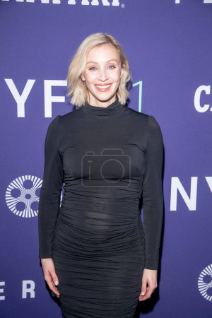 Photo for 61st New York Film Festival - Ferrari. October 13, 2023, New York, New York, USA: Sarah Gadon attends the red carpet for Ferrari during 61st New York Film Festival at Alice Tully Hall, Lincoln Center on October 13, 2023 - Royalty Free Image