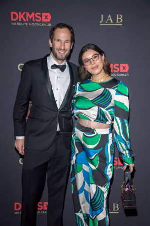 Photo for DKMS Gala 2023. October 19, 2023, New York, New York, USA: Kevin Shapiro and Marcela Alcala attend the DKMS Gala 2023 at The Cipriani Wall Street on October 19, 2023 in New York City. - Royalty Free Image