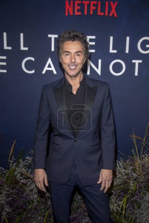 Photo for October 30, 2023 - New York, USA: Netflix's "All The Light We Cannot See" New York Screening. Director Shawn Levy attends Netflix's "All The Light We Cannot See" New York Screening at Paris Theater - Royalty Free Image