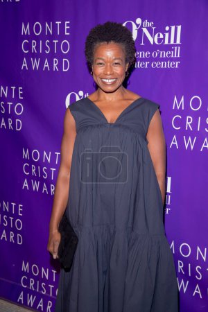 Photo for November 6, 2023 - New York, USA: Quincy Tyler Bernstine attends the Eugene O'Neill Theatre Center Hosting The 22nd Monte Cristo Award Honoring Lynn Nottage - Royalty Free Image