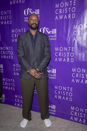 Photo for November 6, 2023 - New York, USA: Justin Hicks attends the Eugene O'Neill Theatre Center Hosting The 22nd Monte Cristo Award Honoring Lynn Nottage - Royalty Free Image